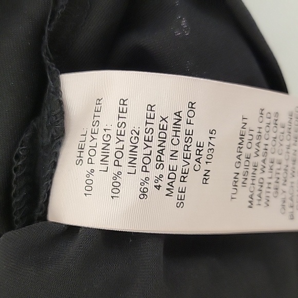 New with tags black lace lined sz small Nanette Lepore sleeveless top - Picture 7 of 8